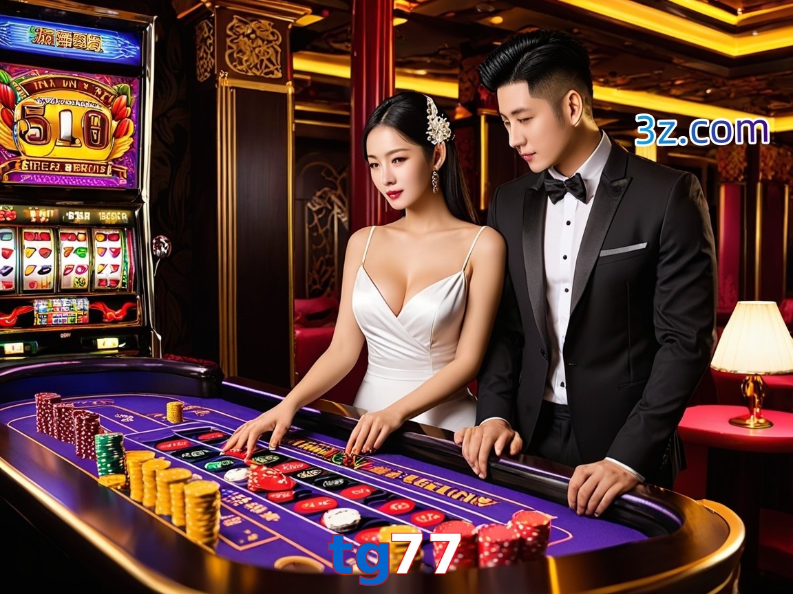 tg77 cassino online com mesa de blackjack e dealer